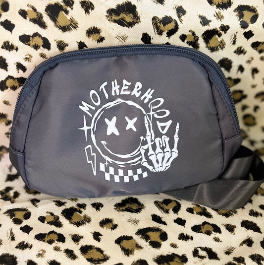 Motherhood Grey Fanny Pack